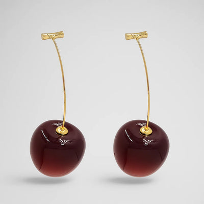 Cute Cherry Fruit Earrings