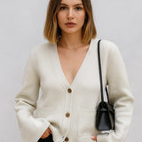 Warm Waist Tight Soft Glutinous Sweater Coat