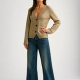 Warm Waist Tight Soft Glutinous Sweater Coat