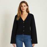 Warm Waist Tight Soft Glutinous Sweater Coat