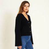 Warm Waist Tight Soft Glutinous Sweater Coat