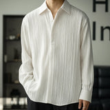 Men's Clothing Shirts Long Sleeve New Fashion Turn-down Collar Simple Comfortable Versatile Selling Versatile