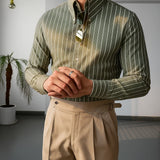 Long Sleeve Shirt Loose Fit Casual Summer Top For Men