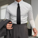 Long Sleeve Shirt Loose Fit Casual Summer Top For Men