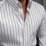 Long Sleeve Shirt Loose Fit Casual Summer Top For Men
