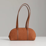 Faux Suede Small Top Handle Handbag Retro Winter Autumn Underarm Bag Small Handbag for Women Travel Shopping Daily Work