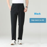 Elastic Waist Straight Dad Sports Pants
