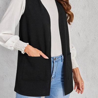 European And American Style Women New Knit Casual Cardigan Sleeveless
