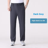 Elastic Waist Straight Dad Sports Pants